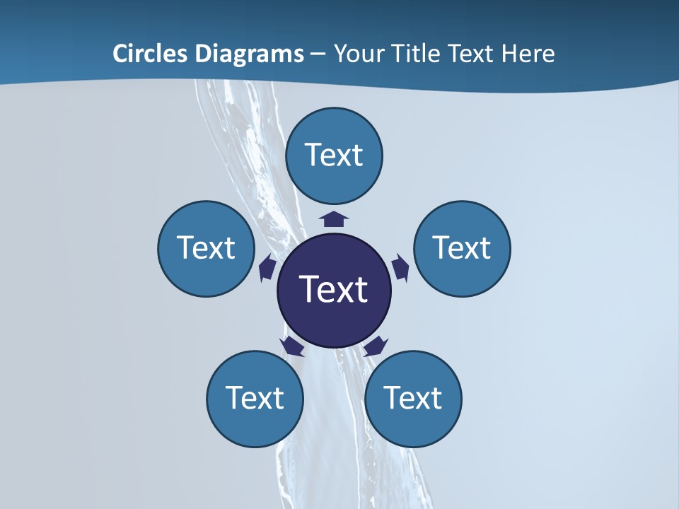 Shot Fresh Blue PowerPoint Template