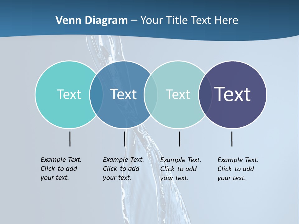 Shot Fresh Blue PowerPoint Template