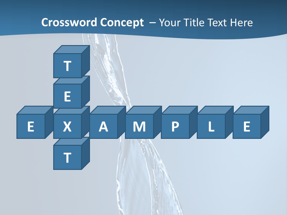 Shot Fresh Blue PowerPoint Template