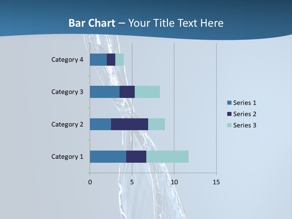 Shot Fresh Blue PowerPoint Template