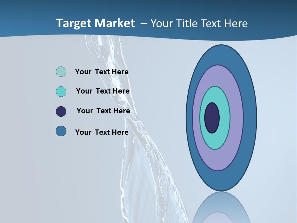 Shot Fresh Blue PowerPoint Template