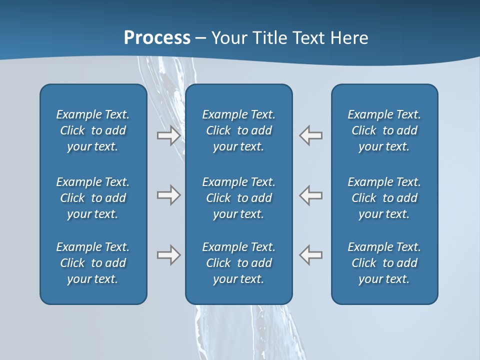 Shot Fresh Blue PowerPoint Template