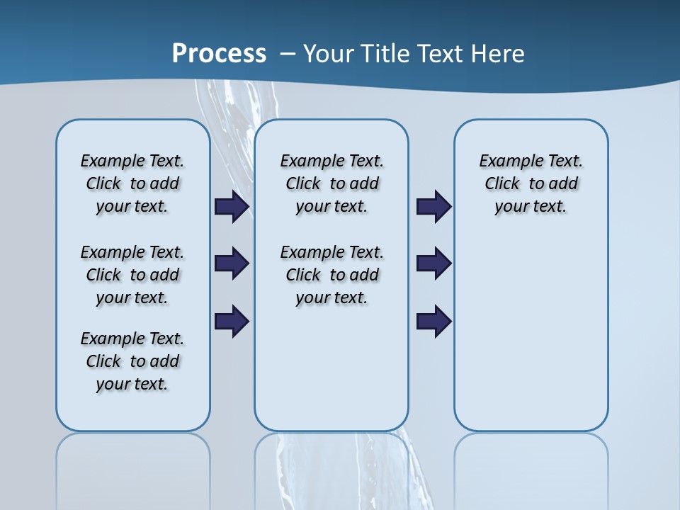Shot Fresh Blue PowerPoint Template