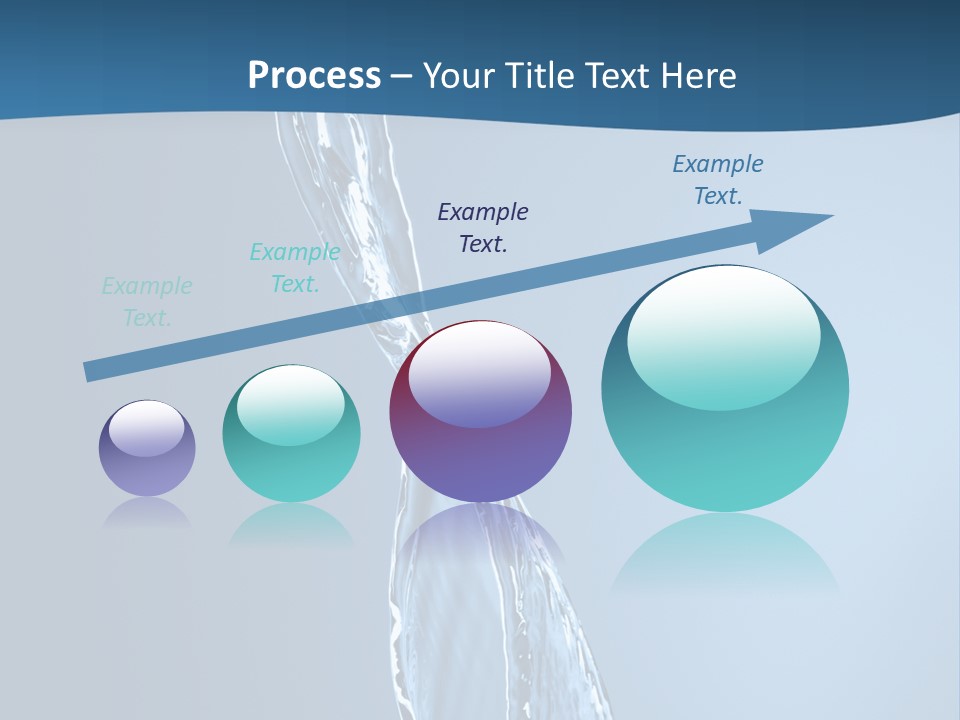 Shot Fresh Blue PowerPoint Template