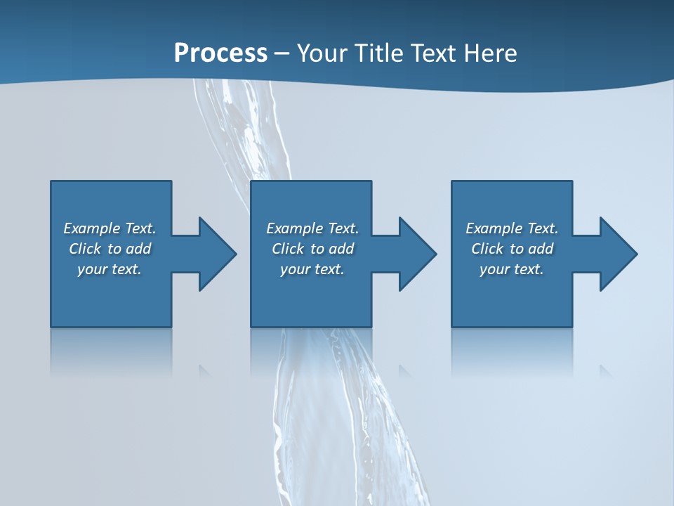 Shot Fresh Blue PowerPoint Template