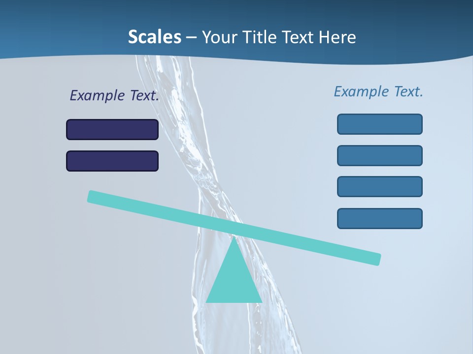 Shot Fresh Blue PowerPoint Template