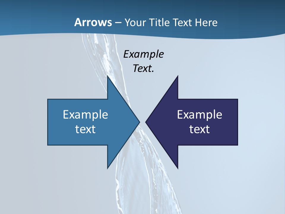 Shot Fresh Blue PowerPoint Template