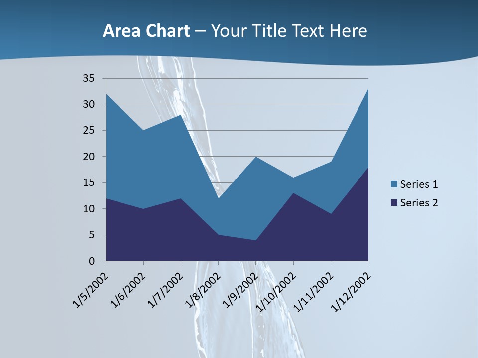 Shot Fresh Blue PowerPoint Template