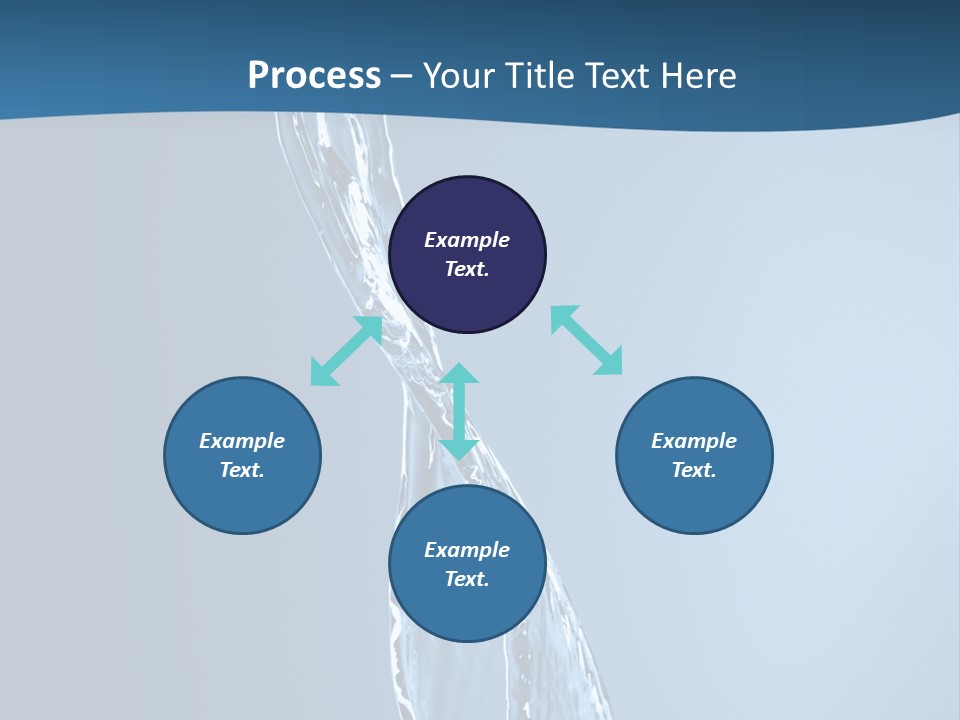Shot Fresh Blue PowerPoint Template