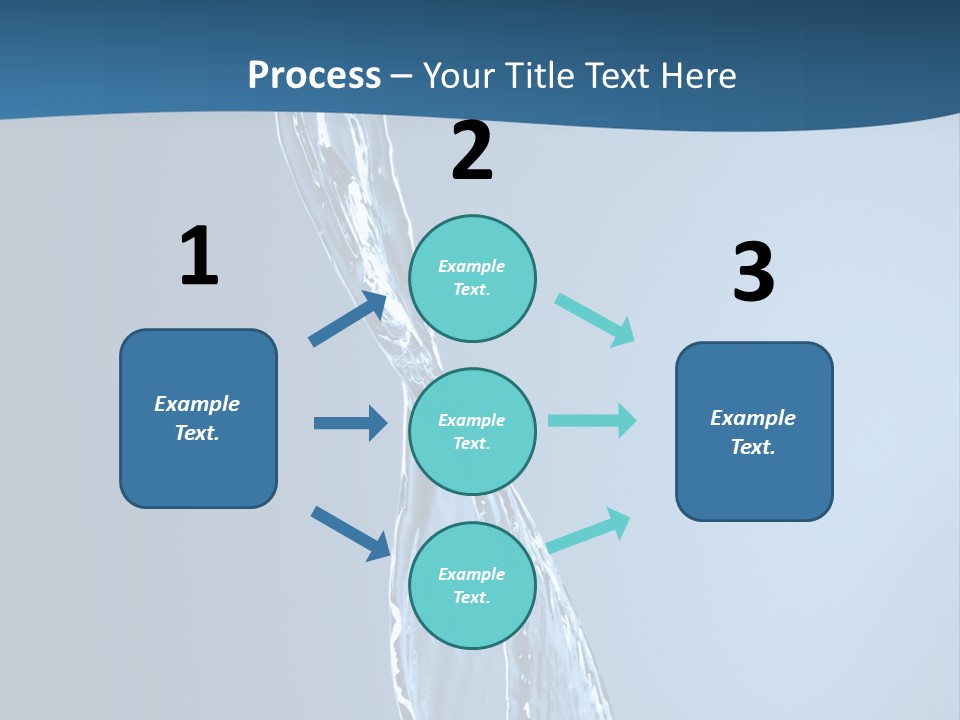 Shot Fresh Blue PowerPoint Template