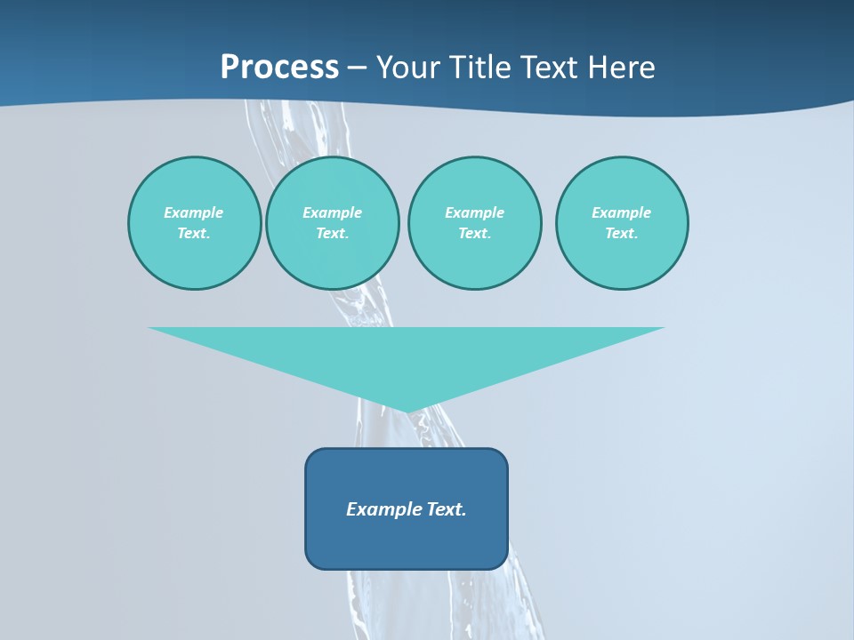 Shot Fresh Blue PowerPoint Template