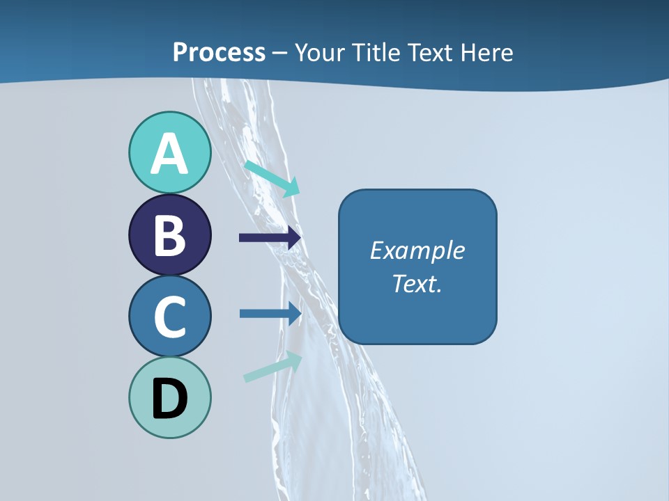 Shot Fresh Blue PowerPoint Template