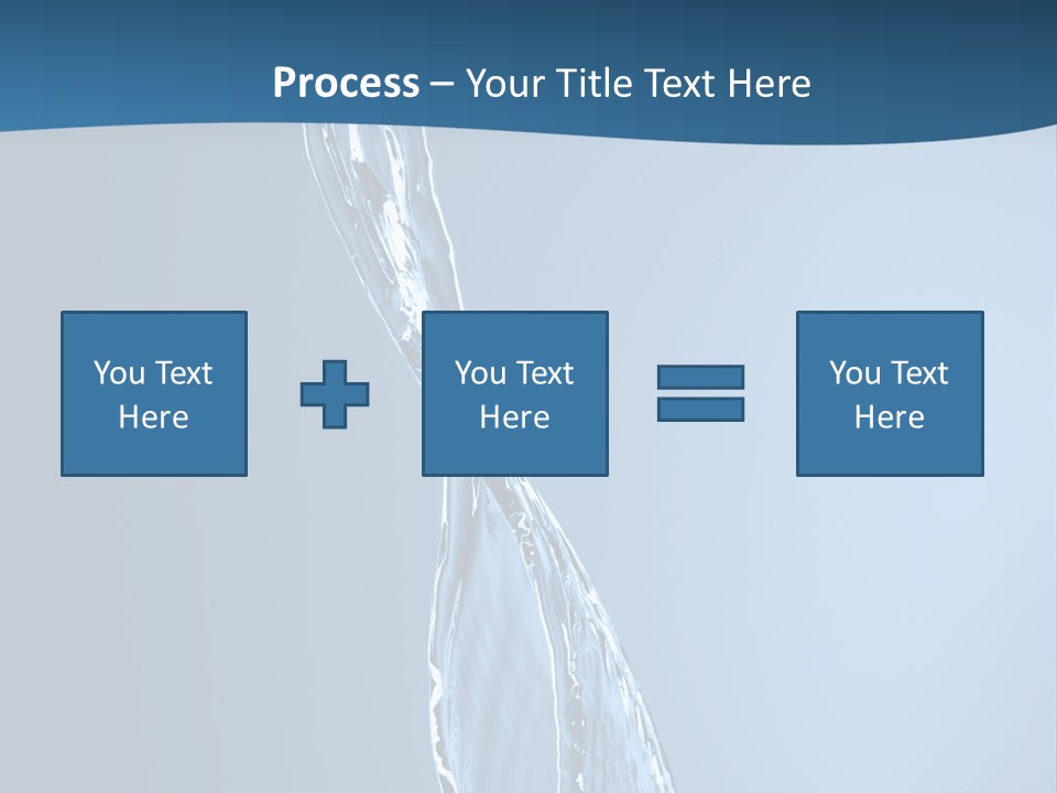 Shot Fresh Blue PowerPoint Template