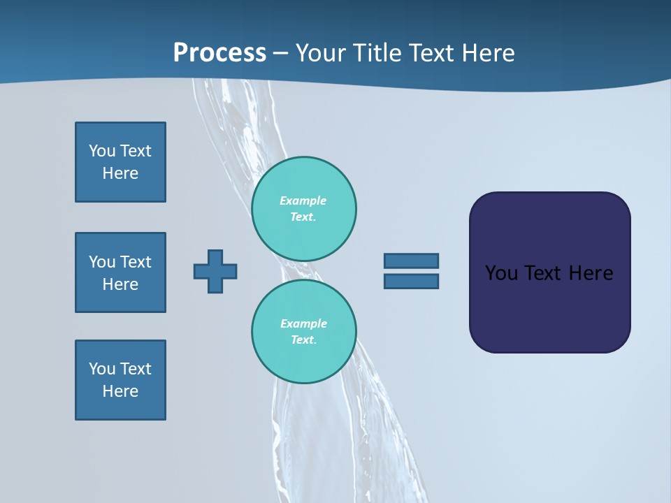 Shot Fresh Blue PowerPoint Template