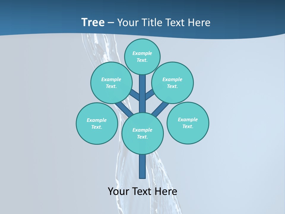 Shot Fresh Blue PowerPoint Template