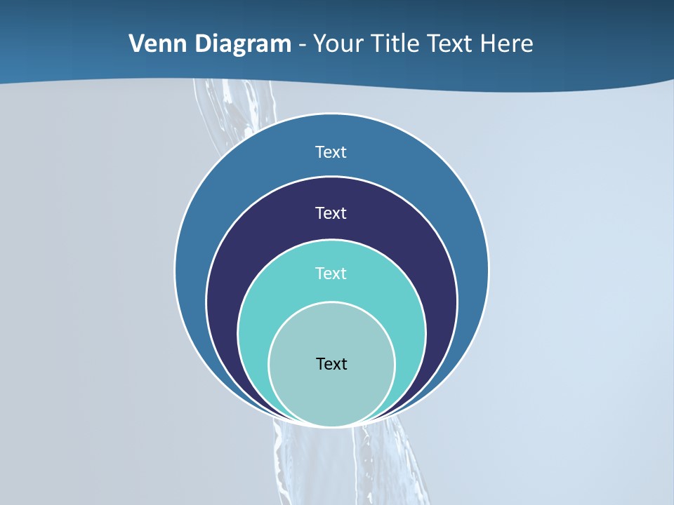 Shot Fresh Blue PowerPoint Template