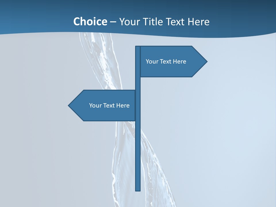 Shot Fresh Blue PowerPoint Template