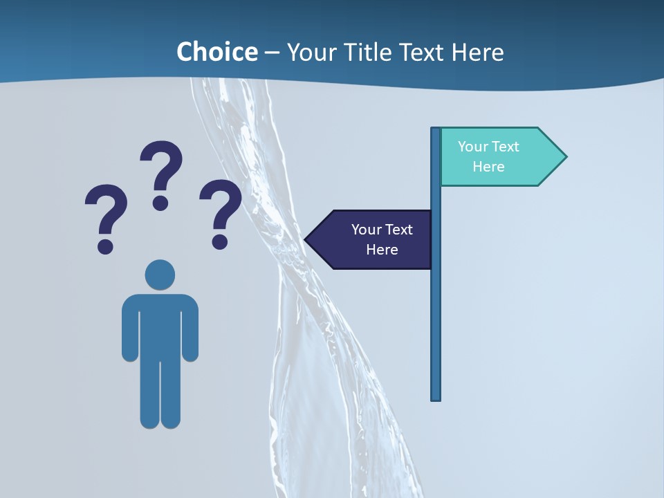 Shot Fresh Blue PowerPoint Template