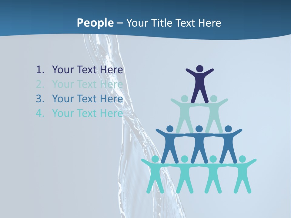 Shot Fresh Blue PowerPoint Template