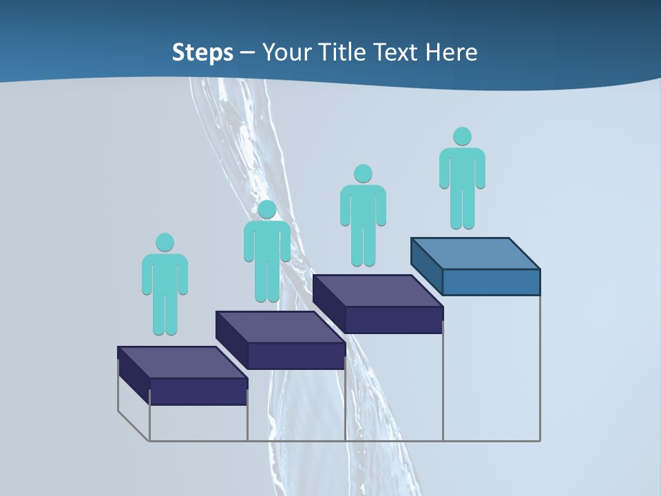 Shot Fresh Blue PowerPoint Template