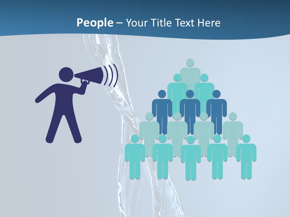 Shot Fresh Blue PowerPoint Template