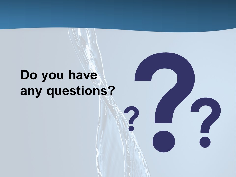 Shot Fresh Blue PowerPoint Template