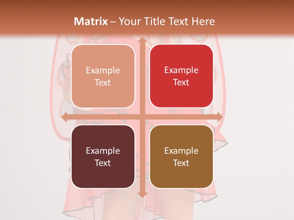 Little Girl In A Dress PowerPoint Template