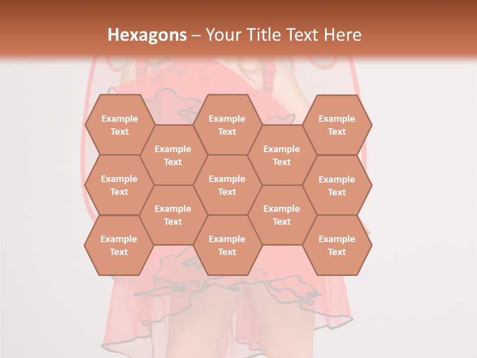 Little Girl In A Dress PowerPoint Template