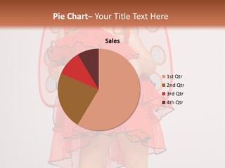 Little Girl In A Dress PowerPoint Template