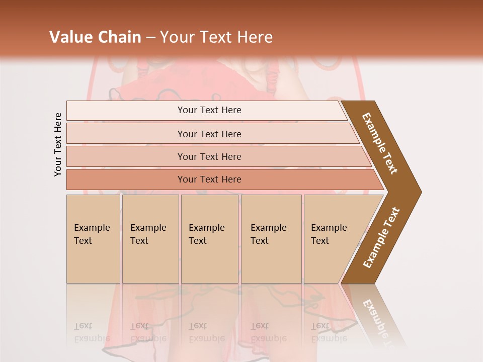 Little Girl In A Dress PowerPoint Template