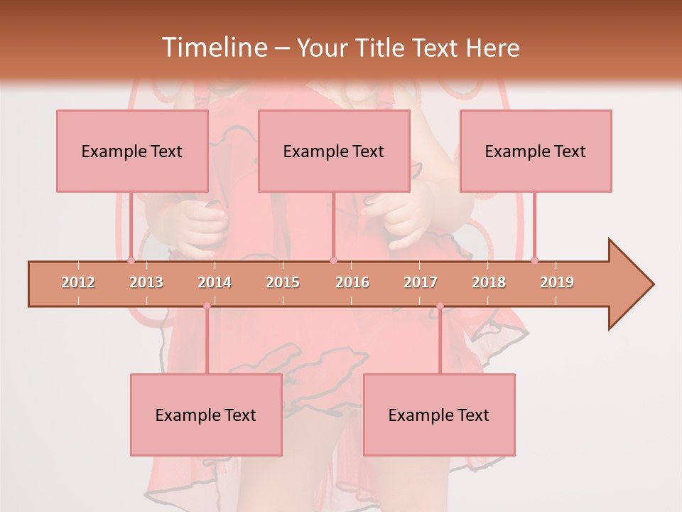 Little Girl In A Dress PowerPoint Template