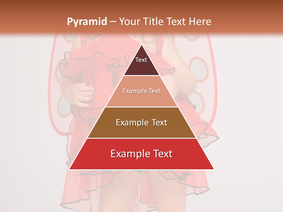 Little Girl In A Dress PowerPoint Template