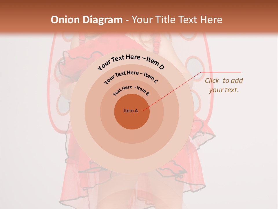 Little Girl In A Dress PowerPoint Template