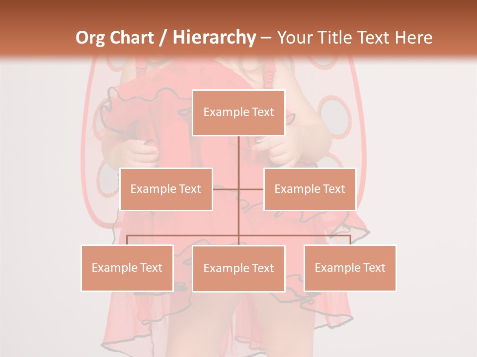 Little Girl In A Dress PowerPoint Template