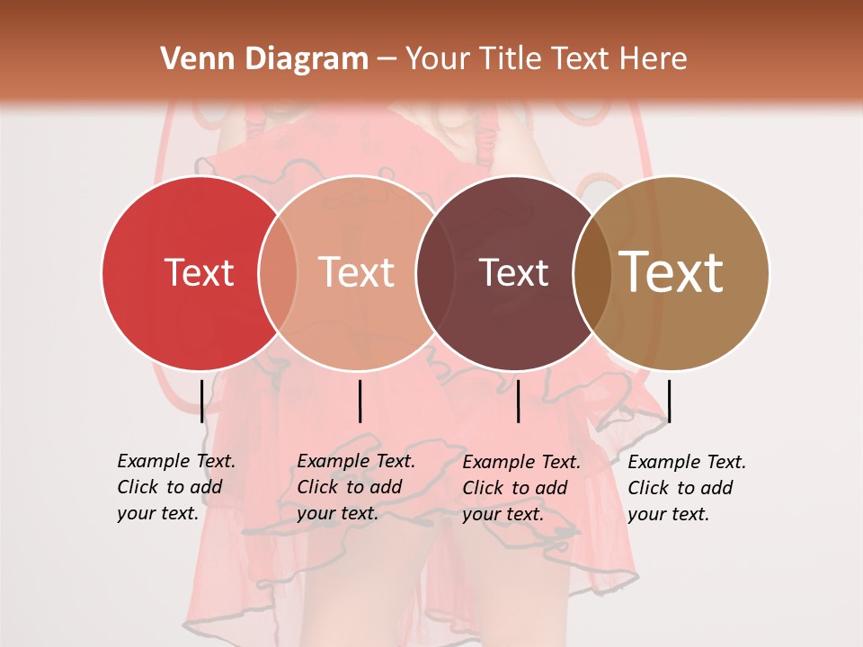 Little Girl In A Dress PowerPoint Template