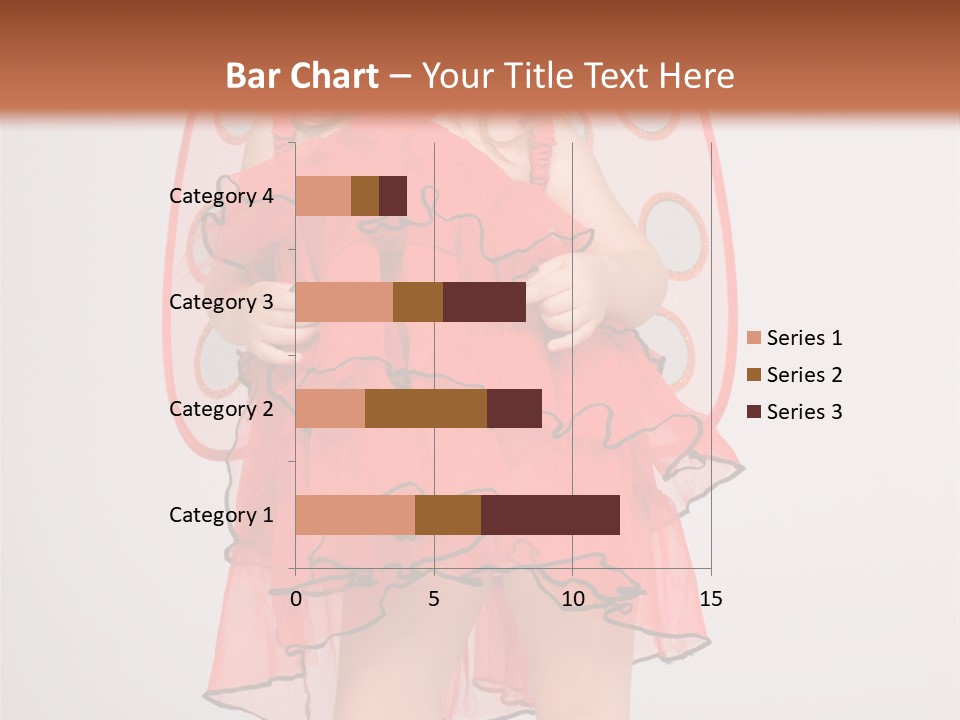 Little Girl In A Dress PowerPoint Template