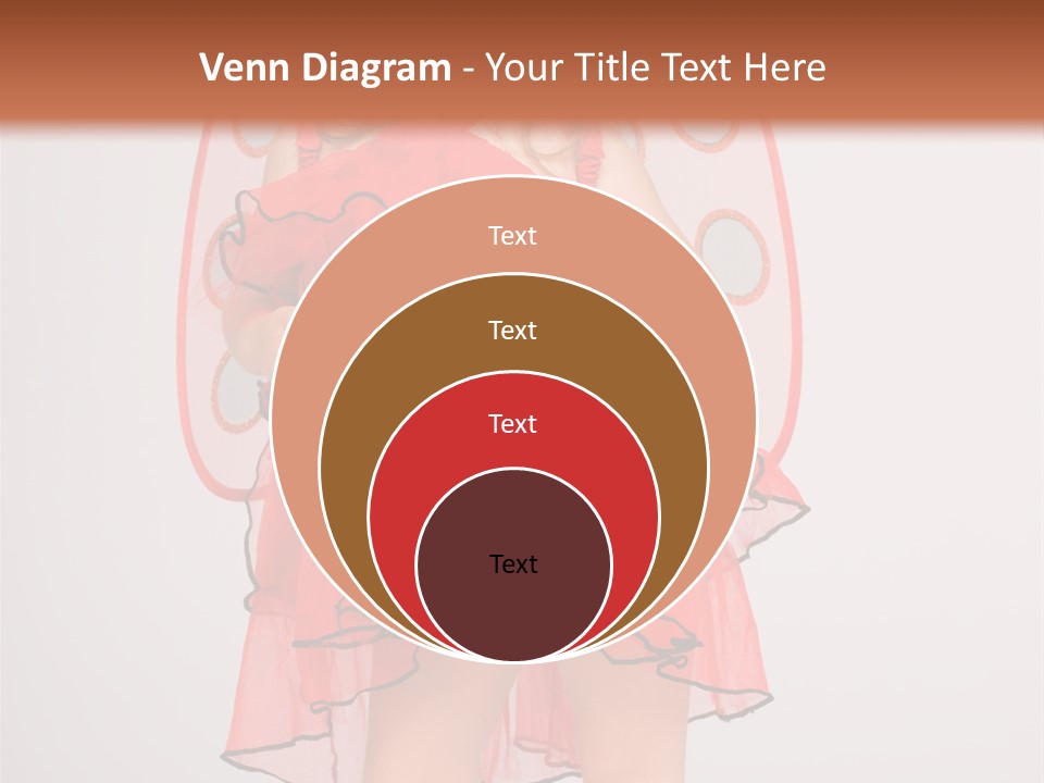 Little Girl In A Dress PowerPoint Template