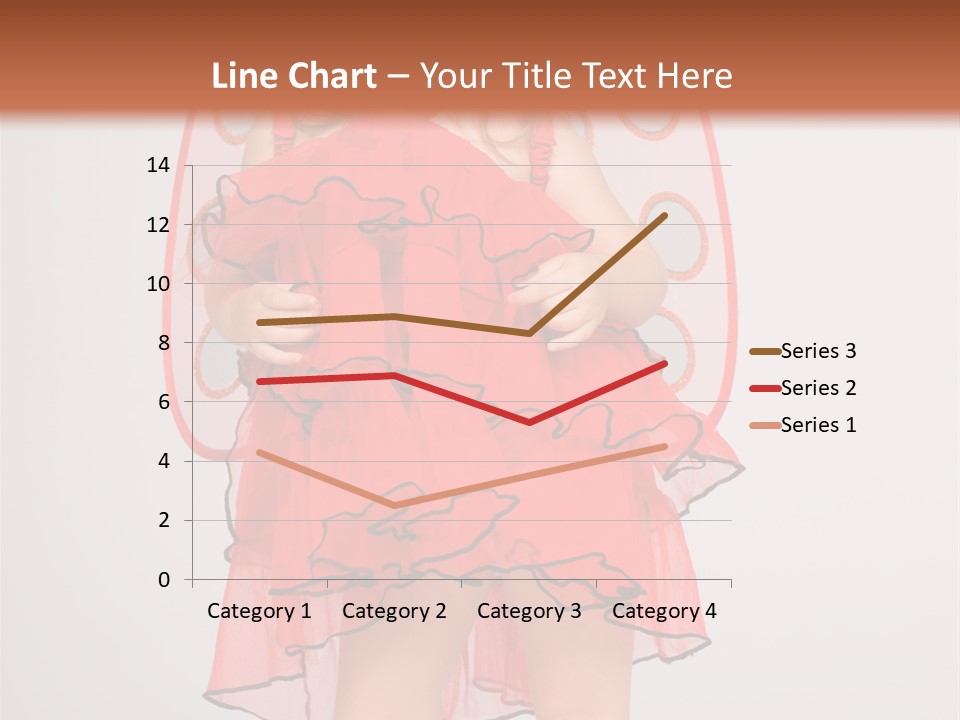 Little Girl In A Dress PowerPoint Template