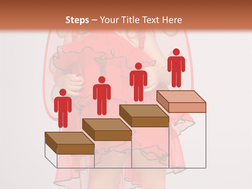 Little Girl In A Dress PowerPoint Template