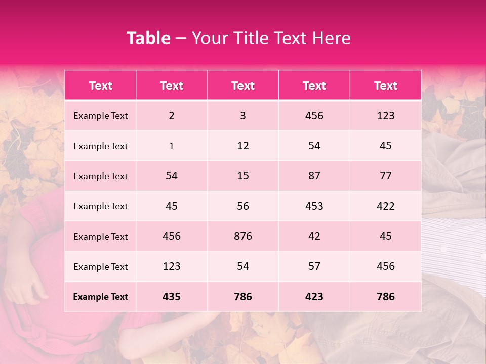 Autumn Active Small PowerPoint Template