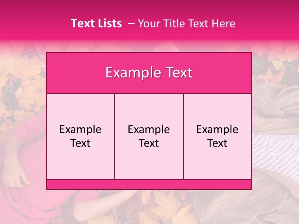 Autumn Active Small PowerPoint Template