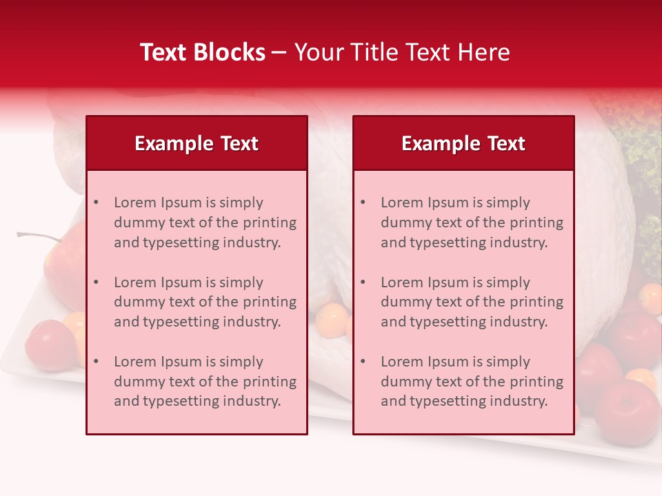 Raw Turkey PowerPoint Template