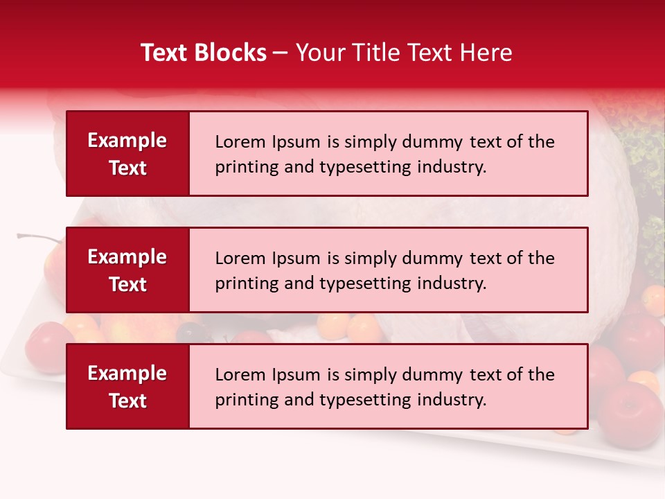 Raw Turkey PowerPoint Template