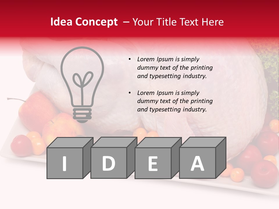 Raw Turkey PowerPoint Template