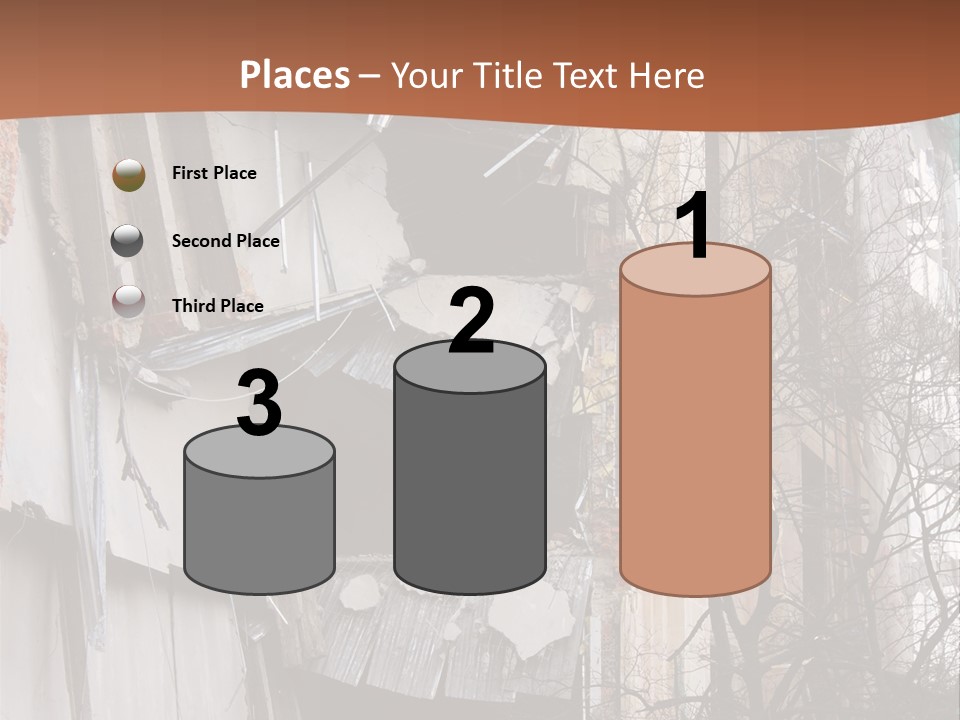 Ruined Building PowerPoint Template