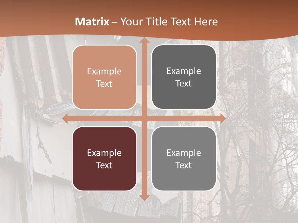 Ruined Building PowerPoint Template