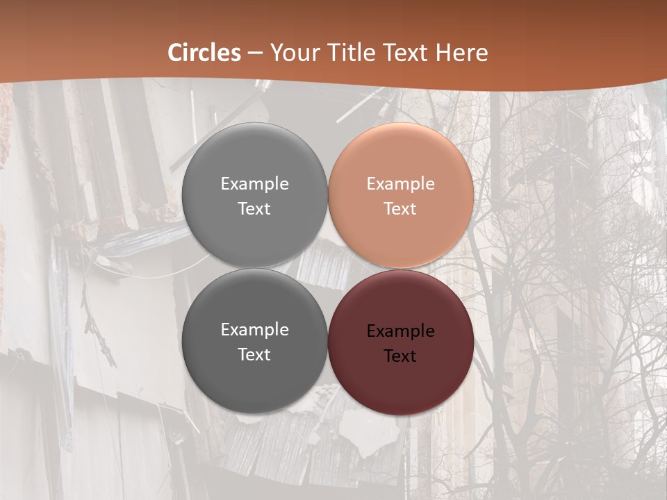 Ruined Building PowerPoint Template