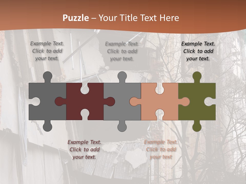 Ruined Building PowerPoint Template
