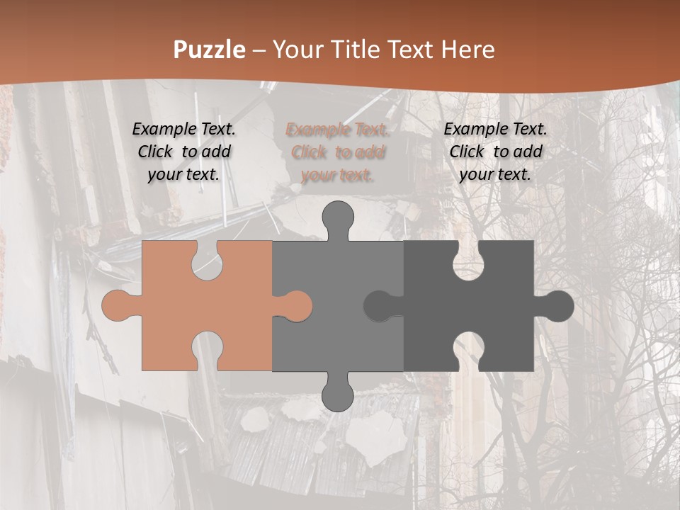 Ruined Building PowerPoint Template