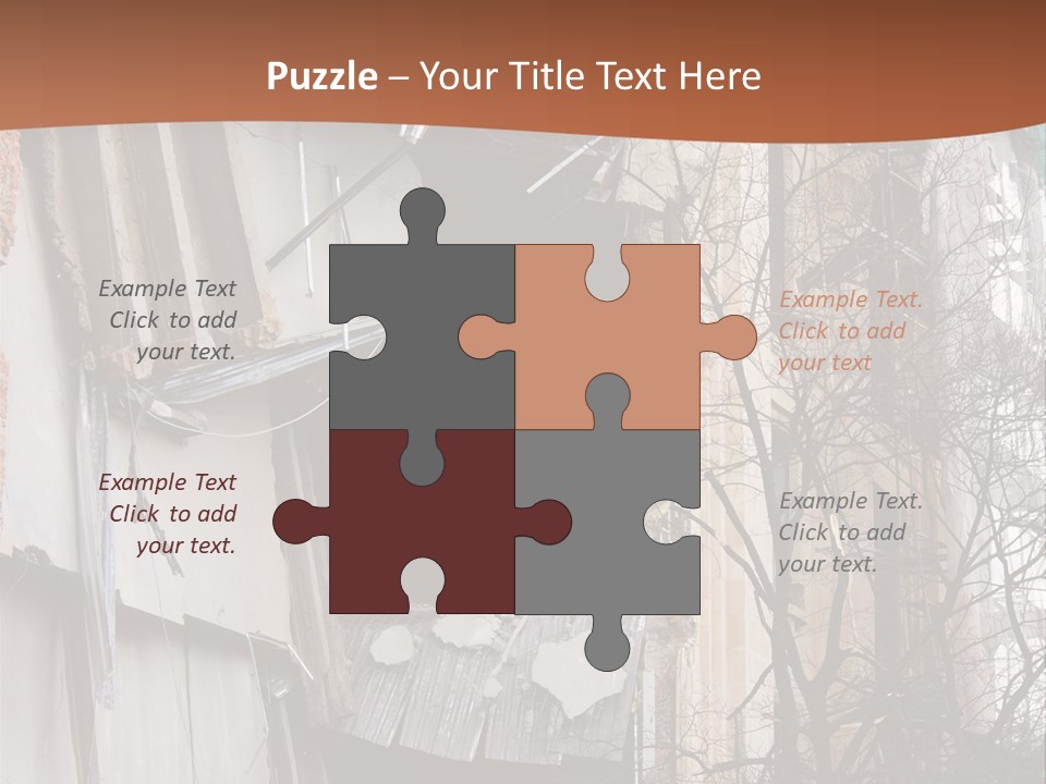 Ruined Building PowerPoint Template